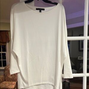 White House Black Market white dolman Sleeve Top